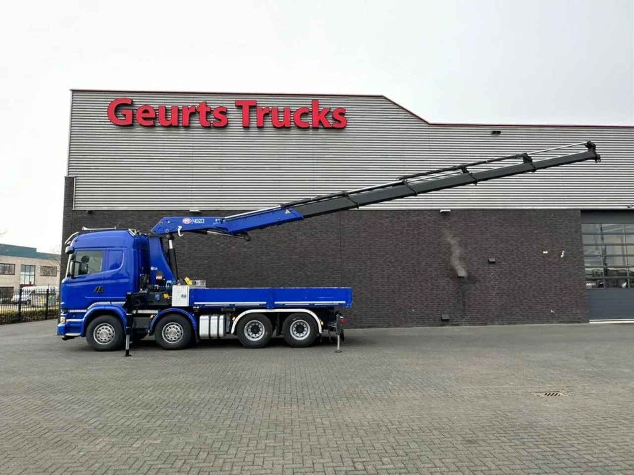 Scania R580 V8 8X4 TREKKER-BAKWAGEN COMBI + HMF 4020-K5 - Camião grua: foto 5 Scania R580 V8 8X4 TREKKER-BAKWAGEN COMBI + HMF 4020-K5 - Camião grua: foto 5