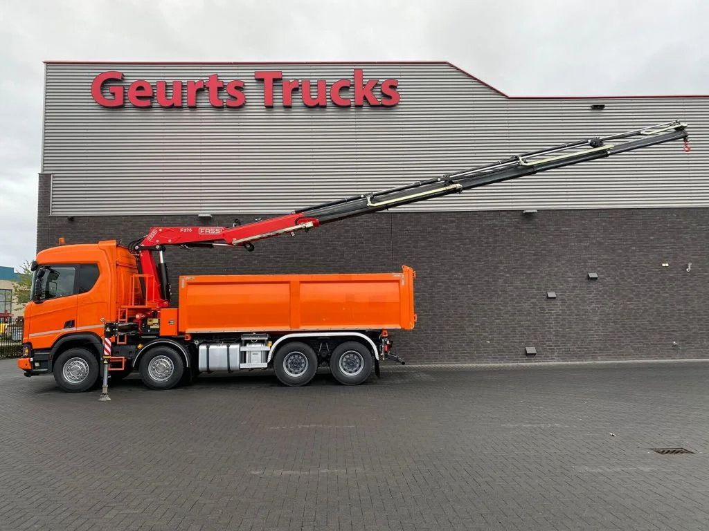 Scania R650 V8 NGS XT 8X4 + KIPPER + FASSI F275A.2.25 K - Camião basculante, Camião grua: foto 5 Scania R650 V8 NGS XT 8X4 + KIPPER + FASSI F275A.2.25 K - Camião basculante, Camião grua: foto 5