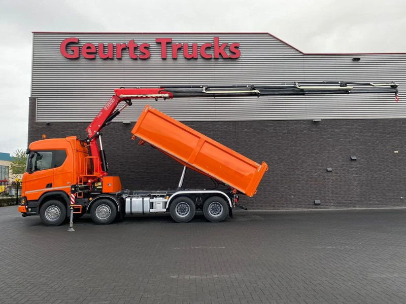Scania R650 V8 NGS XT 8X4 + KIPPER + FASSI F275A.2.25 KRAAN/KRAN/CRANE/GRUA - Camião basculante, Camião grua: foto 1 Scania R650 V8 NGS XT 8X4 + KIPPER + FASSI F275A.2.25 KRAAN/KRAN/CRANE/GRUA - Camião basculante, Camião grua: foto 1