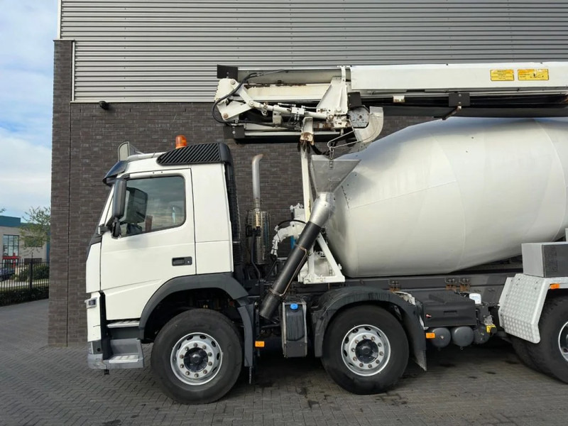 Camião betoneira Volvo FM 410 8X4 + STETTER 9 M3 MIXER/MISCHER + THEAM 15 M TRANSPORTBAND/BELT: foto 13