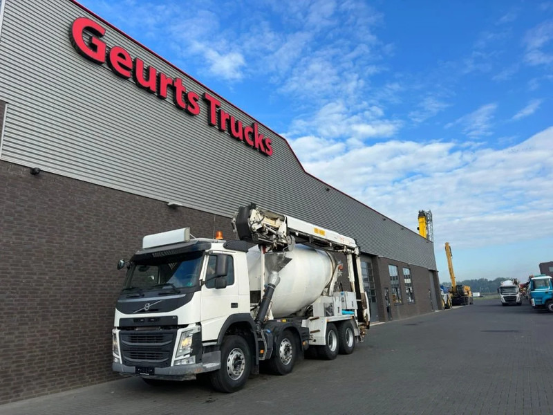 Volvo FM 410 8X4 + STETTER 9 M3 MIXER/MISCHER + THEAM 15 M TRANSPORTBAND/BELT - Camião betoneira: foto 2 Volvo FM 410 8X4 + STETTER 9 M3 MIXER/MISCHER + THEAM 15 M TRANSPORTBAND/BELT - Camião betoneira: foto 2