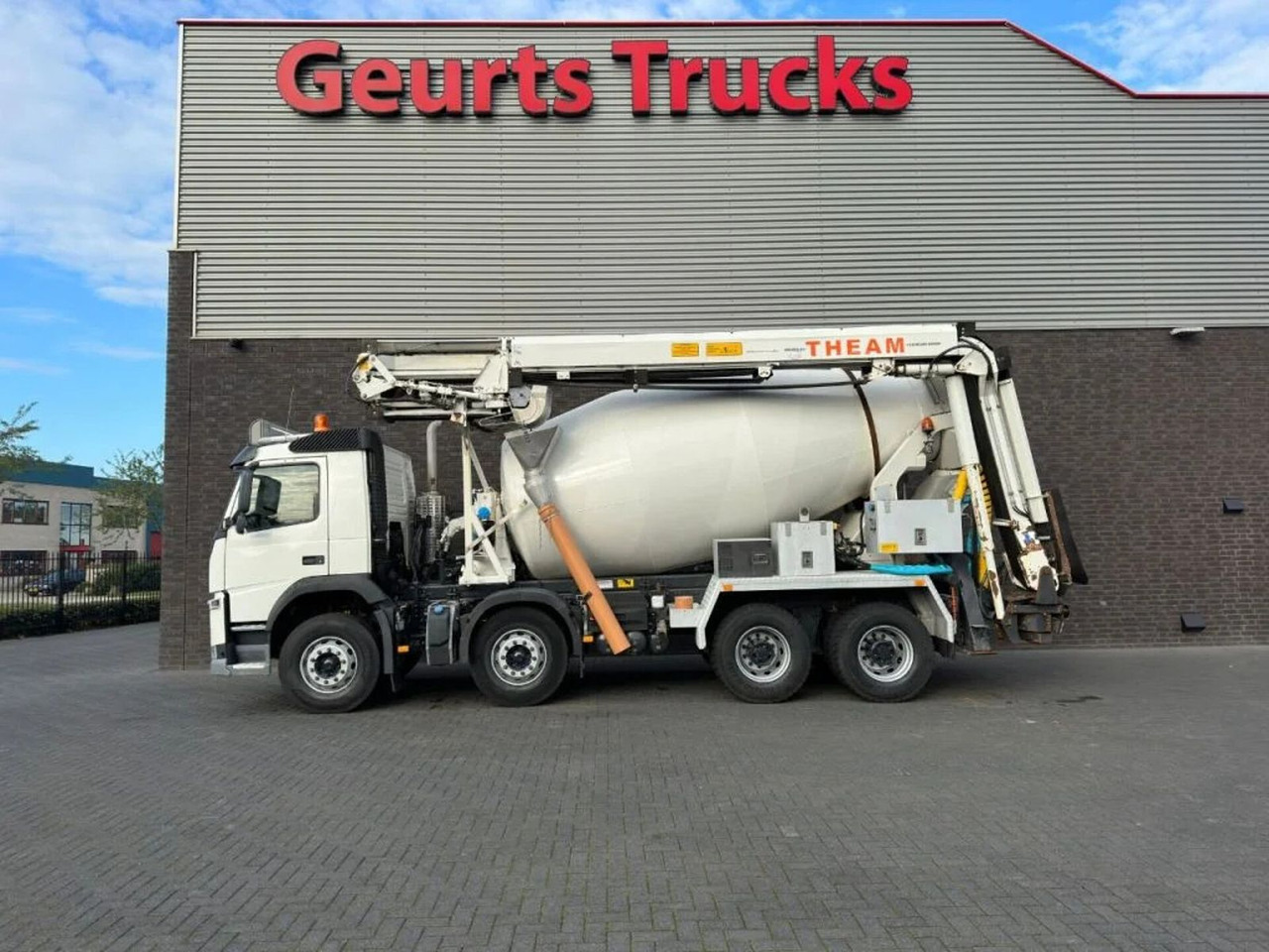 Volvo FM 410 8X4 + STETTER 9 M3 MIXER/MISCHER + THEAM - Camião betoneira: foto 1 Volvo FM 410 8X4 + STETTER 9 M3 MIXER/MISCHER + THEAM - Camião betoneira: foto 1