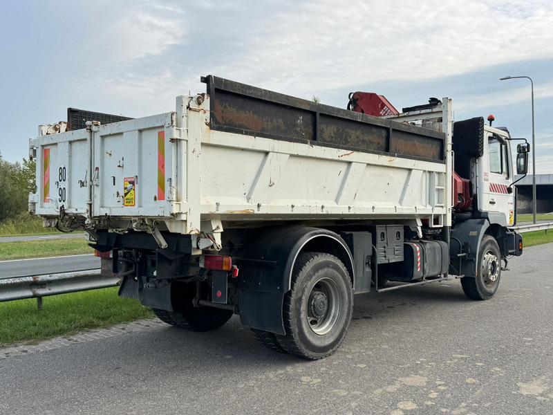 MAN 19.310 4x2 Kipper with HMF 1463K2 Crane - Camião basculante, Camião grua: foto 5 MAN 19.310 4x2 Kipper with HMF 1463K2 Crane - Camião basculante, Camião grua: foto 5
