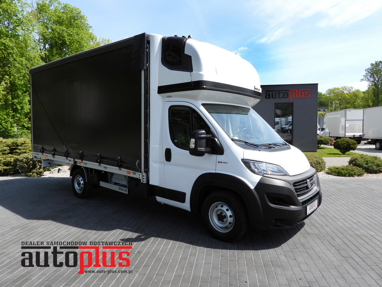 FIAT DUCATO TARPAULIN 10 PALLETS WEBASTO CRUISE CONTROL AIR CONDITIONING LED LIGHTS PNEUMATICS 160HP - Carrinha de lona: foto 1 FIAT DUCATO TARPAULIN 10 PALLETS WEBASTO CRUISE CONTROL AIR CONDITIONING LED LIGHTS PNEUMATICS 160HP - Carrinha de lona: foto 1