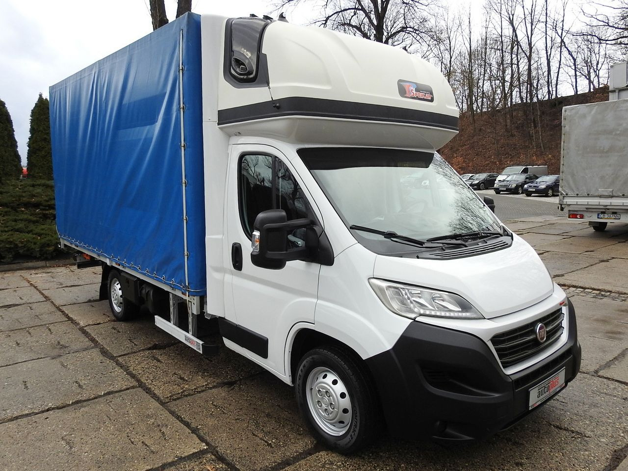 FIAT DUCATO TARPAULIN LIFT 9 PALLETS WEBASTO CRUISE CONTROL A/C LED LAMP 180HP - Carrinha de lona: foto 4 FIAT DUCATO TARPAULIN LIFT 9 PALLETS WEBASTO CRUISE CONTROL A/C LED LAMP 180HP - Carrinha de lona: foto 4