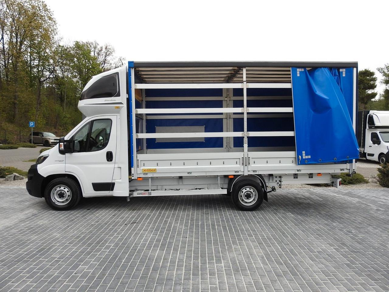 Carrinha de lona novo Fiat DUCATO  PRITSCHE PLANE 10 PALETTEN WEBASTO A/C: foto 8