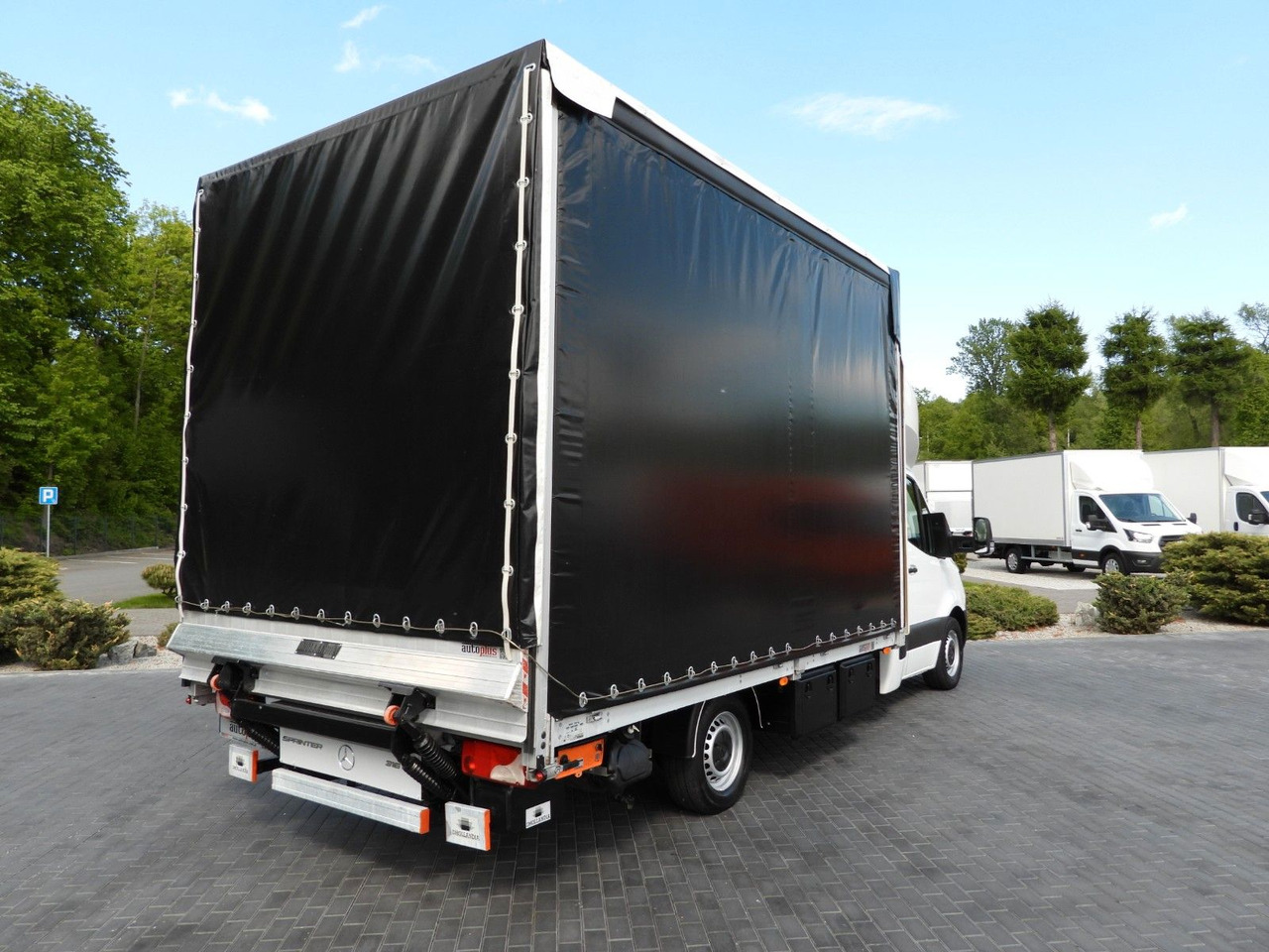 Mercedes-Benz SPRINTER 316 PRITSCHE PLANE AUFZUG 10 PALETTEN - Carrinha de lona, Carrinha cabine dupla: foto 3 Mercedes-Benz SPRINTER 316 PRITSCHE PLANE AUFZUG 10 PALETTEN - Carrinha de lona, Carrinha cabine dupla: foto 3