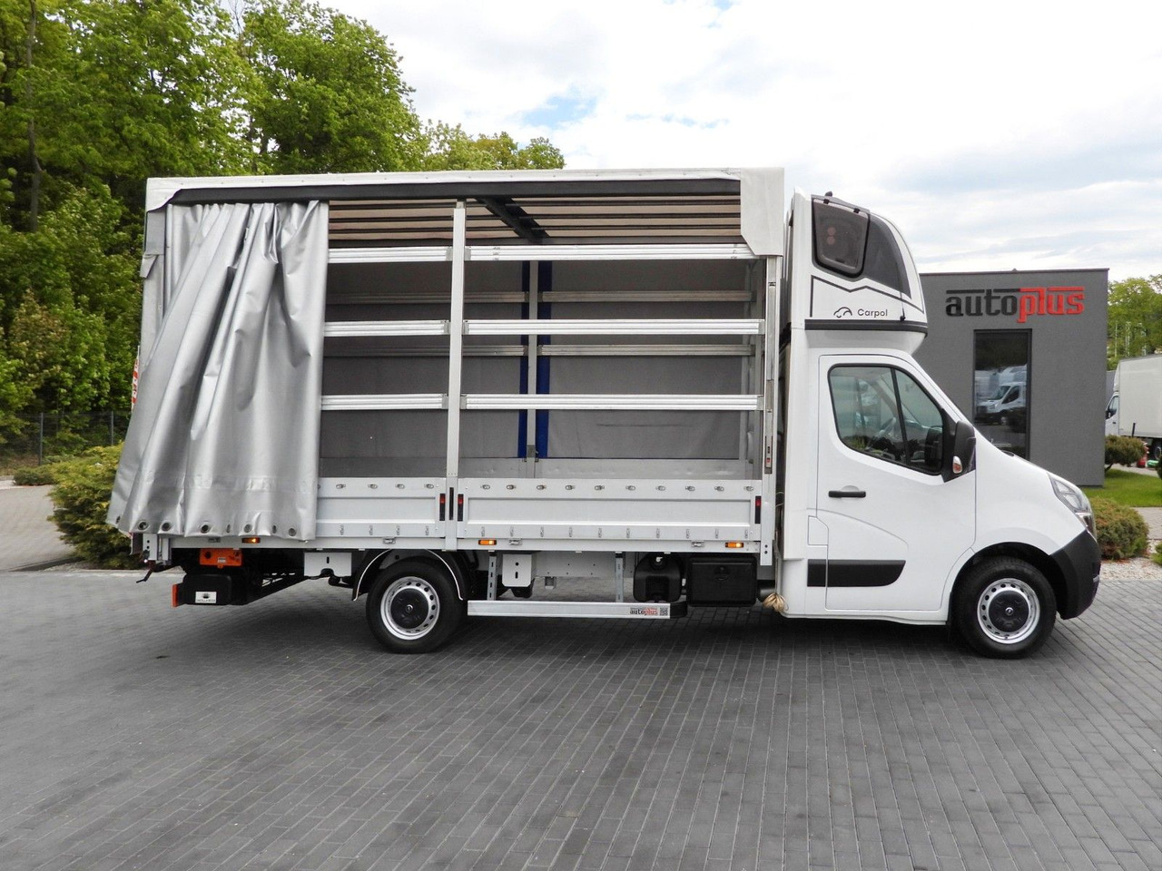 Carrinha de lona Opel MOVANO  PRITSCHE PLANE AUFZUG 9 PALETTEN WEBASTO: foto 8