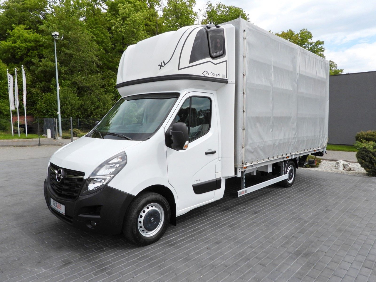 Carrinha de lona Opel MOVANO  PRITSCHE PLANE AUFZUG 9 PALETTEN WEBASTO: foto 6