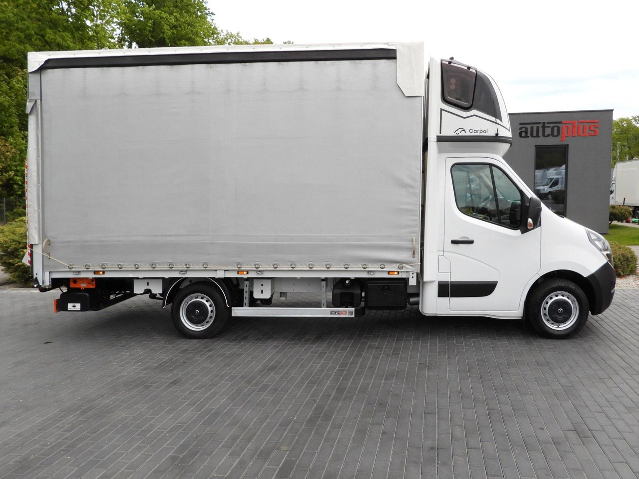 Carrinha de lona Opel MOVANO  PRITSCHE PLANE AUFZUG 9 PALETTEN WEBASTO: foto 7
