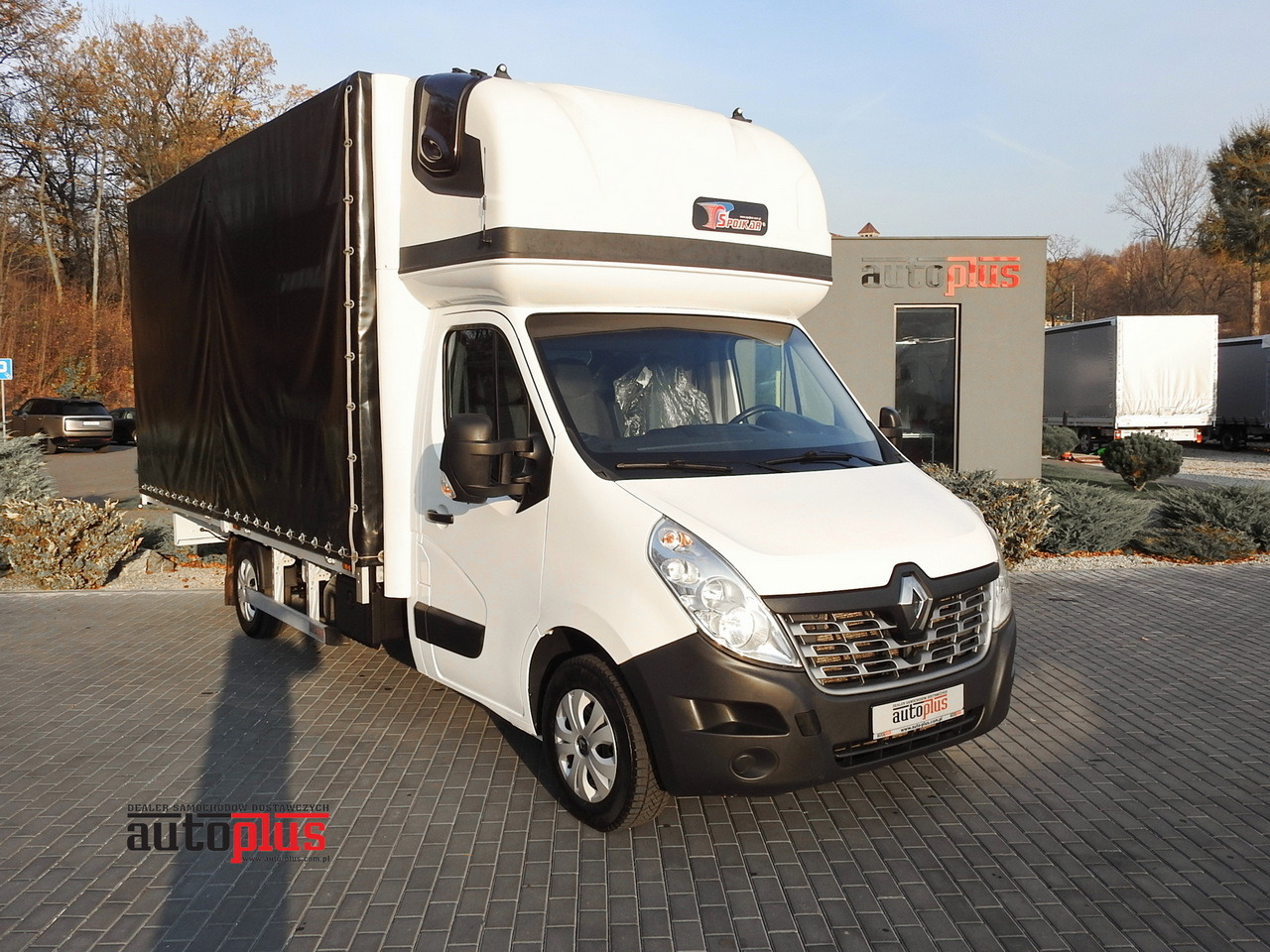 RENAULT MASTER TARPAULIN 10 PALLETS WEBASTO CRUISE CONTROL AIR CONDITIONING PNEUMATICS  170HP - Carrinha de lona: foto 1 RENAULT MASTER TARPAULIN 10 PALLETS WEBASTO CRUISE CONTROL AIR CONDITIONING PNEUMATICS  170HP - Carrinha de lona: foto 1