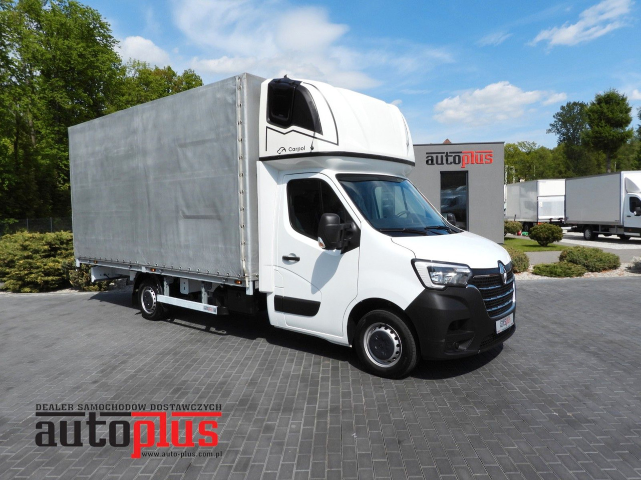 Renault MASTER PRITSCHE PLANE 10 PALETTEN WEBASTO A/C - Carrinha de lona: foto 1 Renault MASTER PRITSCHE PLANE 10 PALETTEN WEBASTO A/C - Carrinha de lona: foto 1