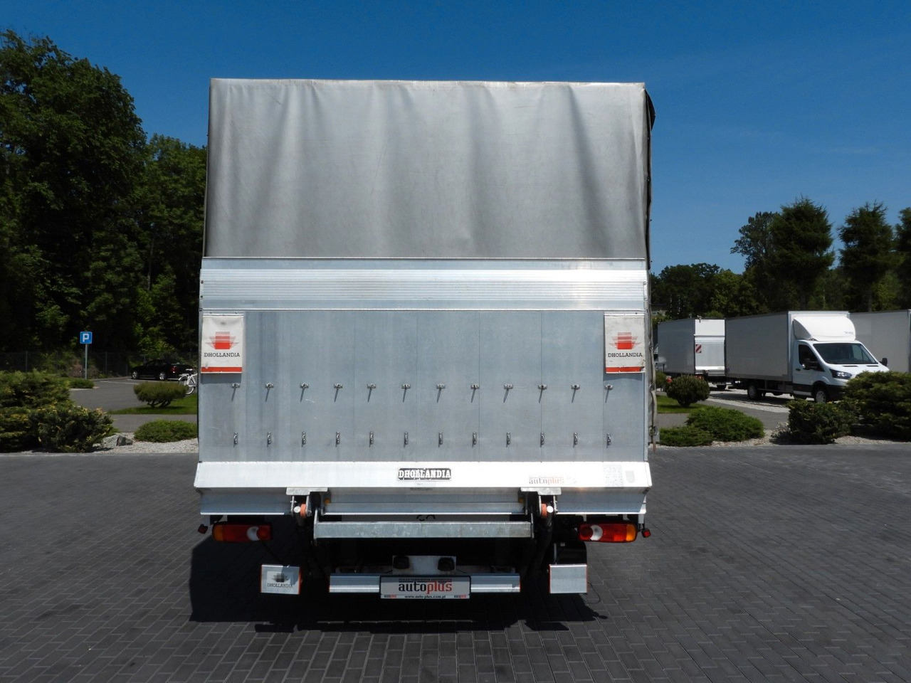 Carrinha de lona Renault MASTER  PRITSCHE PLANE AUFZUG 10 PALETTEN WEBAST: foto 11