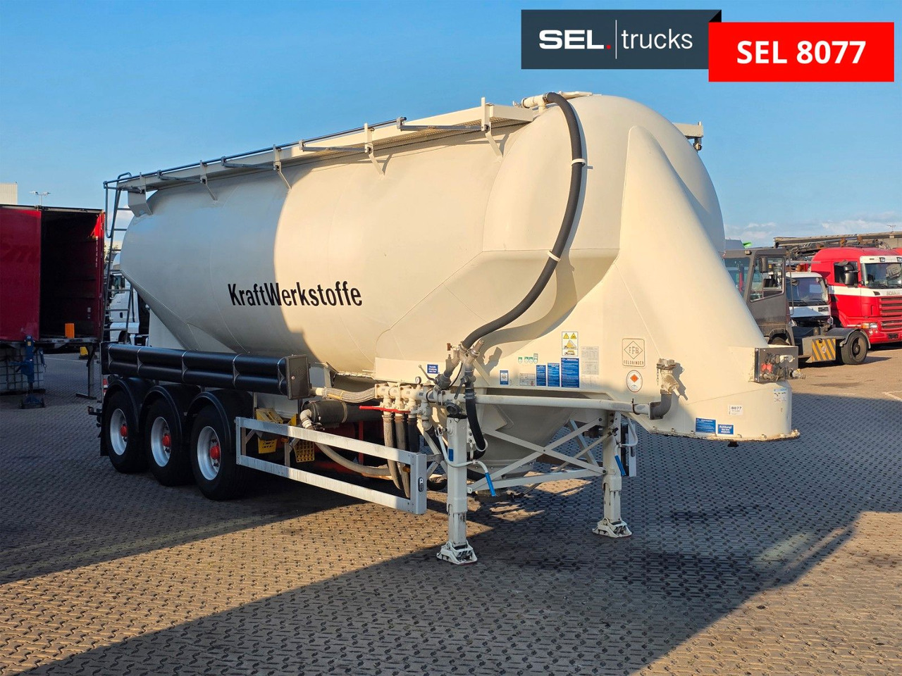 Feldbinder EUT 40.3/7645/A/2 / 1 Kammer - Semirreboque silo: foto 3 Feldbinder EUT 40.3/7645/A/2 / 1 Kammer - Semirreboque silo: foto 3