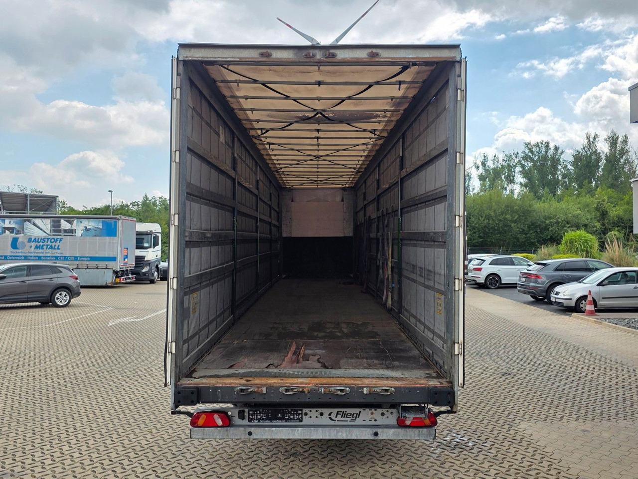 Semi-reboque de lona Fliegl SDS01 / Hubdach / EDSCHA / Mega / Liftachse: foto 9
