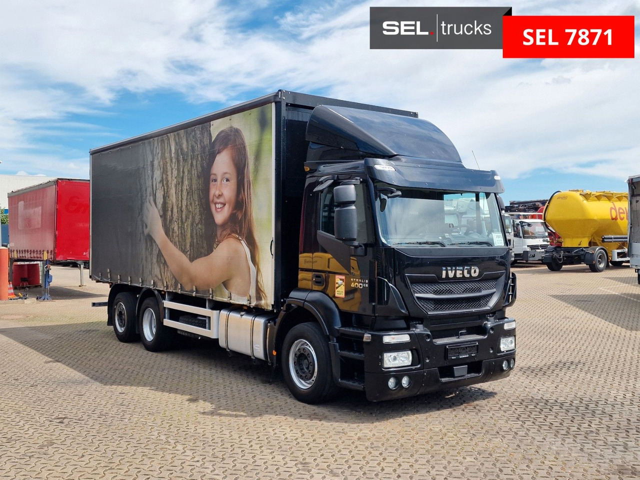 Iveco Stralis 400 / Staplerhalterung / Lenk-Liftachse - Camião de lona: foto 3 Iveco Stralis 400 / Staplerhalterung / Lenk-Liftachse - Camião de lona: foto 3