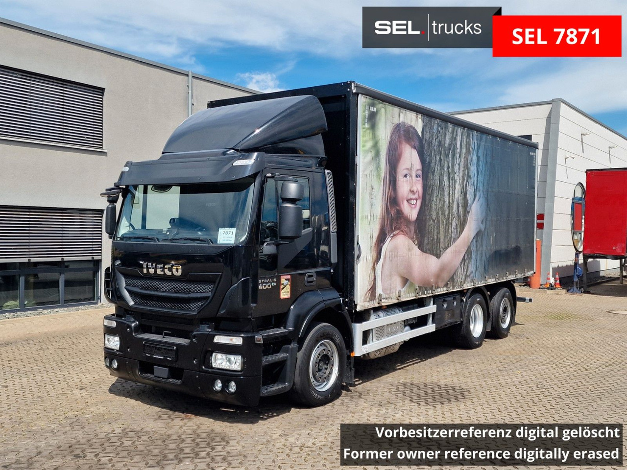 Iveco Stralis 400 / Staplerhalterung / Lenk-Liftachse - Camião de lona: foto 1 Iveco Stralis 400 / Staplerhalterung / Lenk-Liftachse - Camião de lona: foto 1