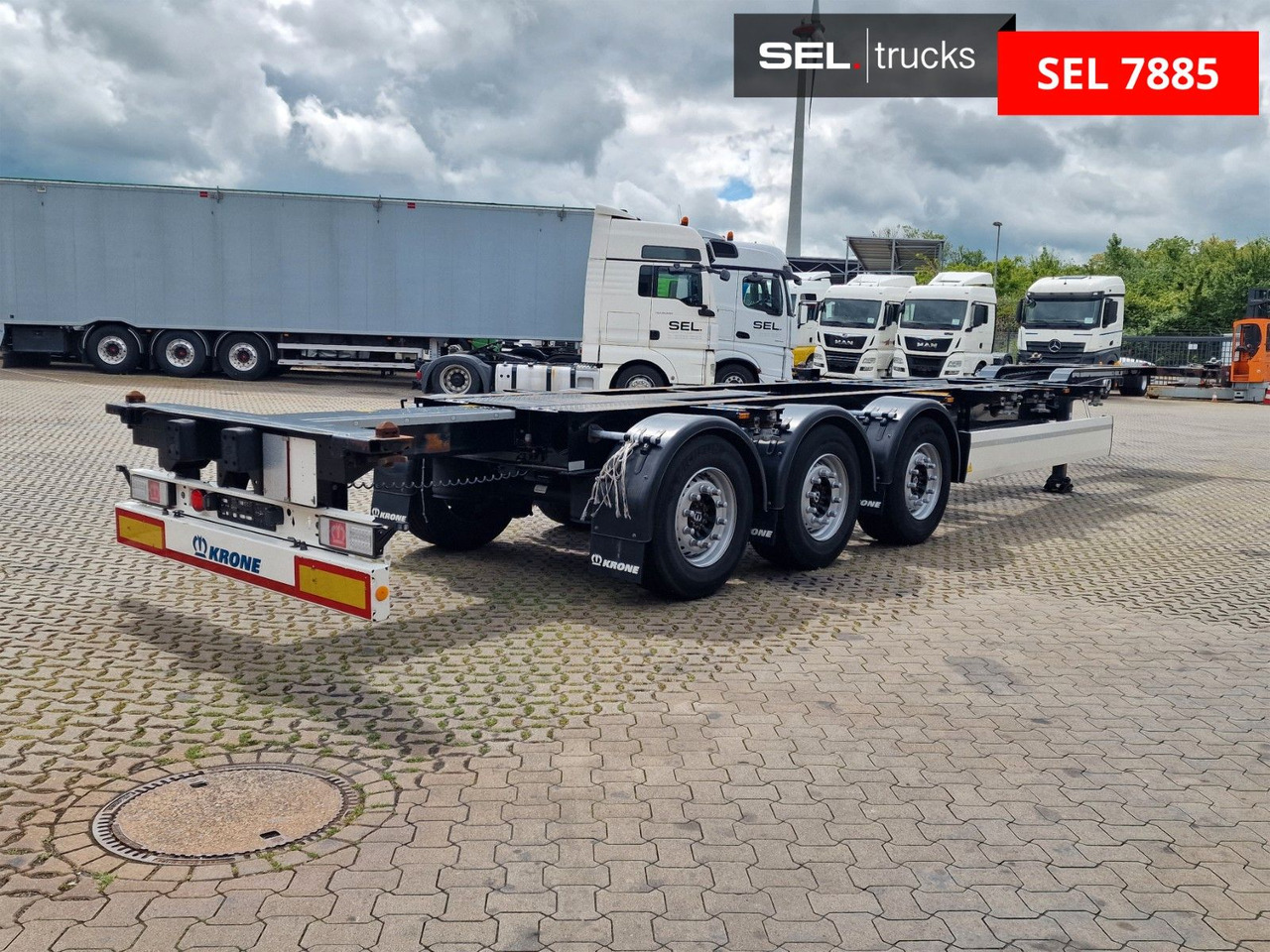 Krone SD / Teleskop / Liftachse - Semi-reboque transportador de contêineres/ Caixa móvel: foto 5 Krone SD / Teleskop / Liftachse - Semi-reboque transportador de contêineres/ Caixa móvel: foto 5