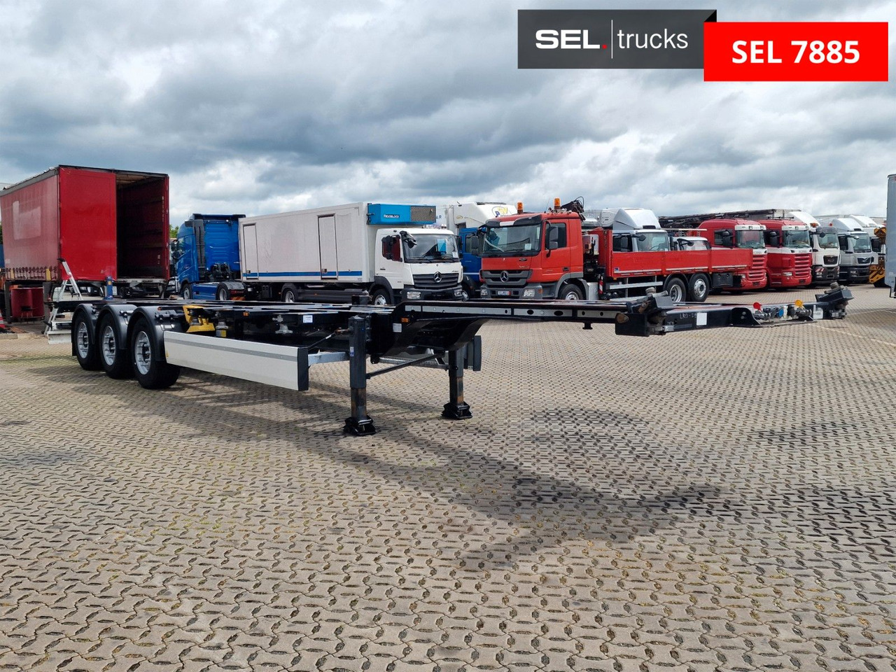 Krone SD / Teleskop / Liftachse - Semi-reboque transportador de contêineres/ Caixa móvel: foto 3 Krone SD / Teleskop / Liftachse - Semi-reboque transportador de contêineres/ Caixa móvel: foto 3