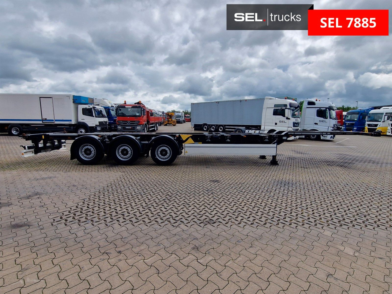 Krone SD / Teleskop / Liftachse - Semi-reboque transportador de contêineres/ Caixa móvel: foto 4 Krone SD / Teleskop / Liftachse - Semi-reboque transportador de contêineres/ Caixa móvel: foto 4