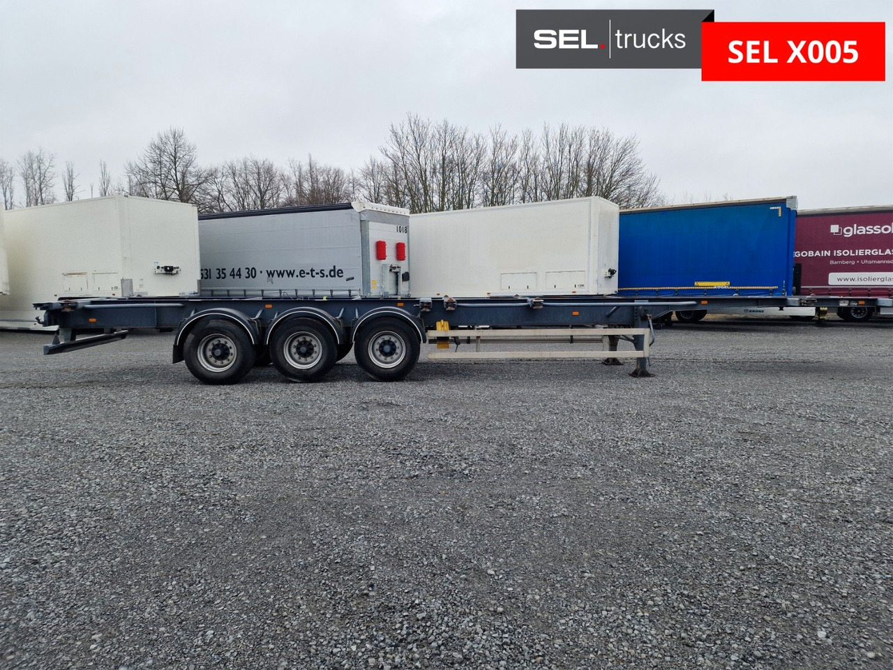 Krone SDC 24 Containerchassie - Semi-reboque transportador de contêineres/ Caixa móvel: foto 3 Krone SDC 24 Containerchassie - Semi-reboque transportador de contêineres/ Caixa móvel: foto 3