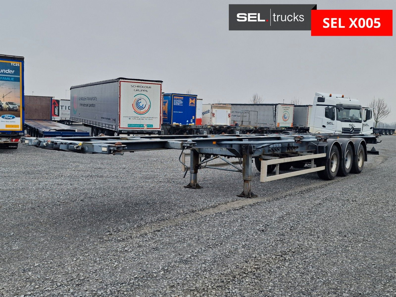 Krone SDC 24 Containerchassie - Semi-reboque transportador de contêineres/ Caixa móvel: foto 1 Krone SDC 24 Containerchassie - Semi-reboque transportador de contêineres/ Caixa móvel: foto 1