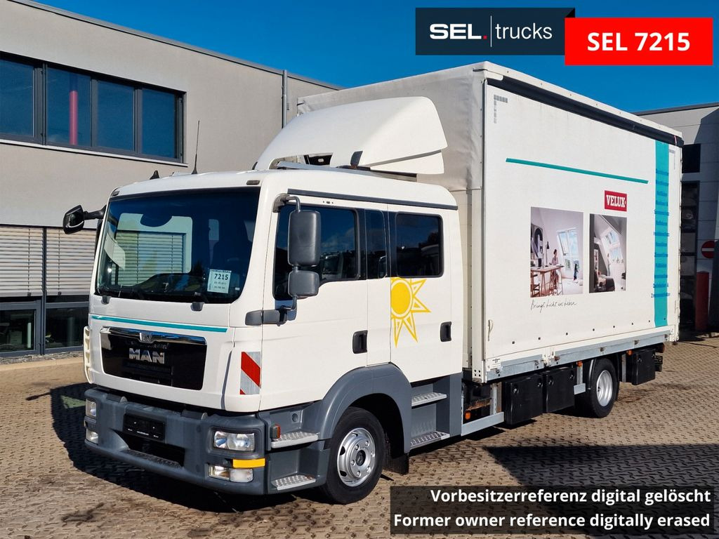MAN TGL 8.250 4X2 BL/Doppelkabine/6 Sitze/ DOKA - Camião de lona: foto 1 MAN TGL 8.250 4X2 BL/Doppelkabine/6 Sitze/ DOKA - Camião de lona: foto 1