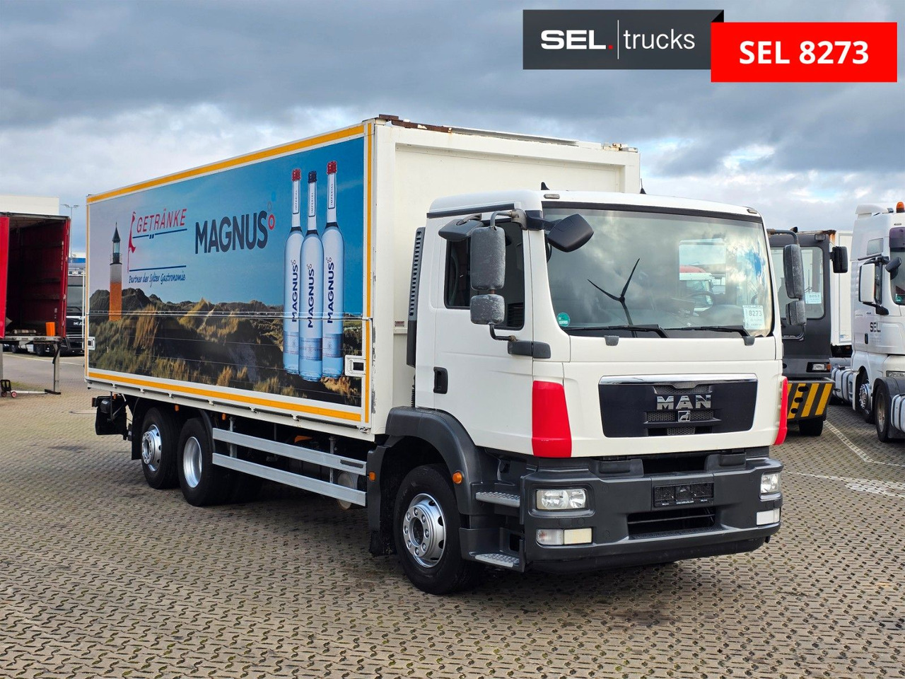 MAN TGM 22.290 6x2-4 LL / Ldbw / Rückfahrk. / Lenkac - Camião transporte de bebidas: foto 3 MAN TGM 22.290 6x2-4 LL / Ldbw / Rückfahrk. / Lenkac - Camião transporte de bebidas: foto 3