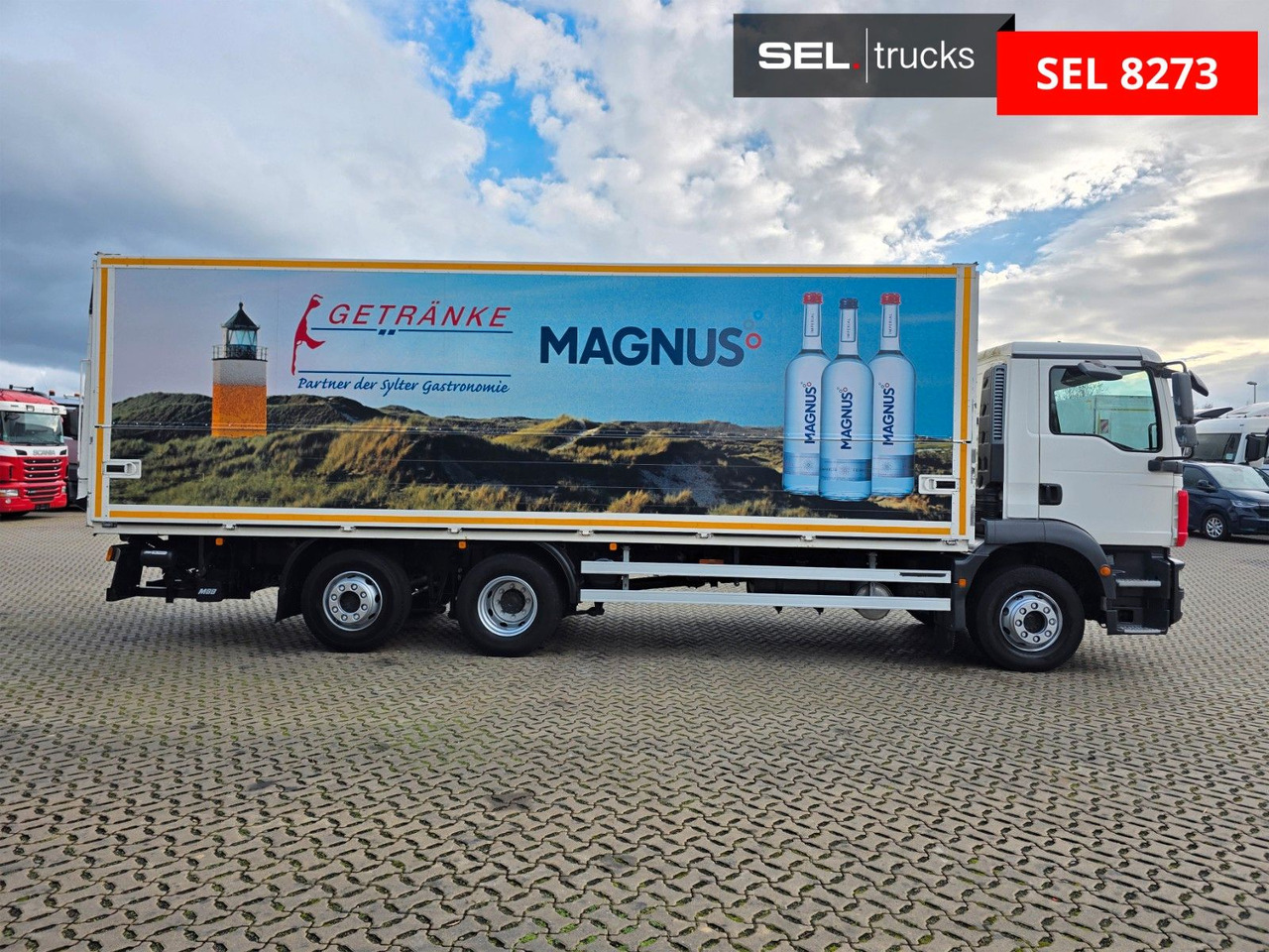 MAN TGM 22.290 6x2-4 LL / Ldbw / Rückfahrk. / Lenkac - Camião transporte de bebidas: foto 4 MAN TGM 22.290 6x2-4 LL / Ldbw / Rückfahrk. / Lenkac - Camião transporte de bebidas: foto 4