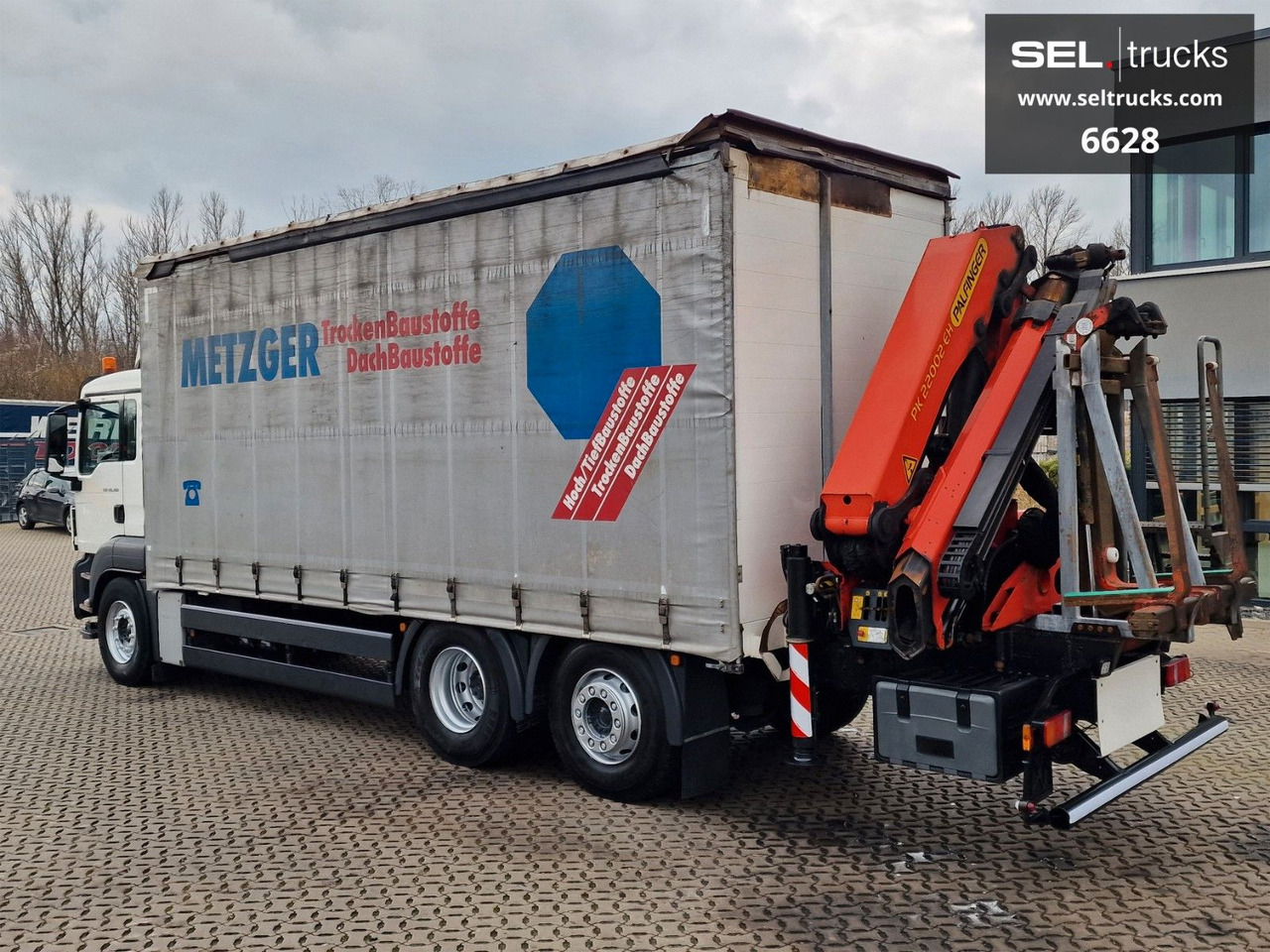 MAN TGS 26.360 / Palfinger PK 22002EH / Lenkachse MAN TGS 26.360 / Palfinger PK 22002EH / Lenkachse - Camião grua, Camião de lona: foto 2 MAN TGS 26.360 / Palfinger PK 22002EH / Lenkachse MAN TGS 26.360 / Palfinger PK 22002EH / Lenkachse - Camião grua, Camião de lona: foto 2