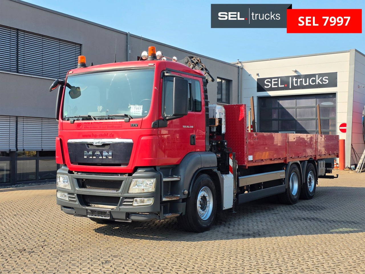 MAN TGS 26.440 6X2-2 BL / Mit Fernbedienung / ATLAS - Camião grua: foto 1 MAN TGS 26.440 6X2-2 BL / Mit Fernbedienung / ATLAS - Camião grua: foto 1