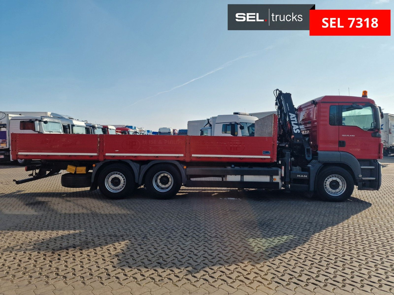 MAN TGS 26.440 6x2-2 BL/Fernbedien. /Lenkachse/Atlas - Camião grua: foto 4 MAN TGS 26.440 6x2-2 BL/Fernbedien. /Lenkachse/Atlas - Camião grua: foto 4