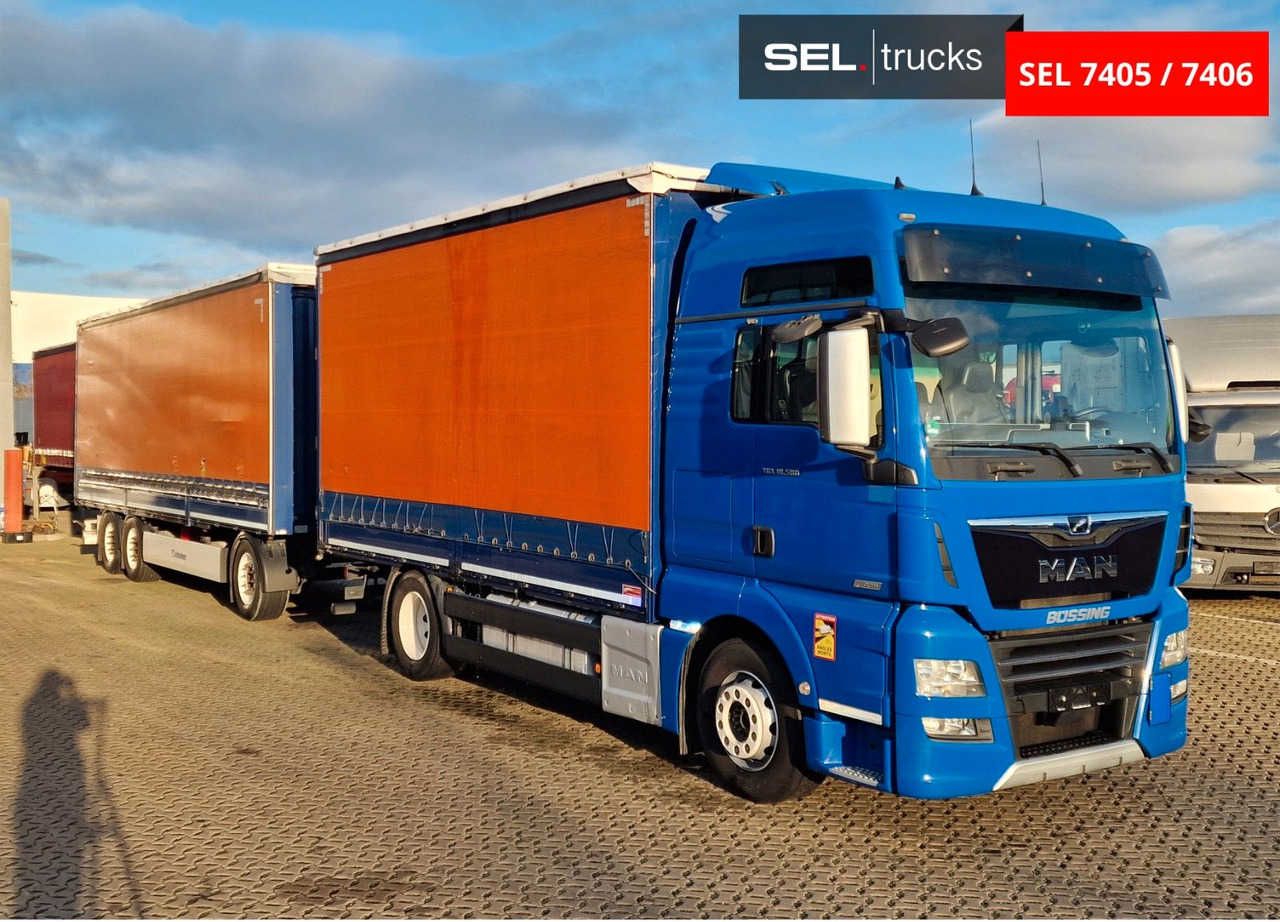 MAN TGX 18.580 4X2 LL/ Intarder/Aluklappen/Durchlade - Camião de lona: foto 4 MAN TGX 18.580 4X2 LL/ Intarder/Aluklappen/Durchlade - Camião de lona: foto 4