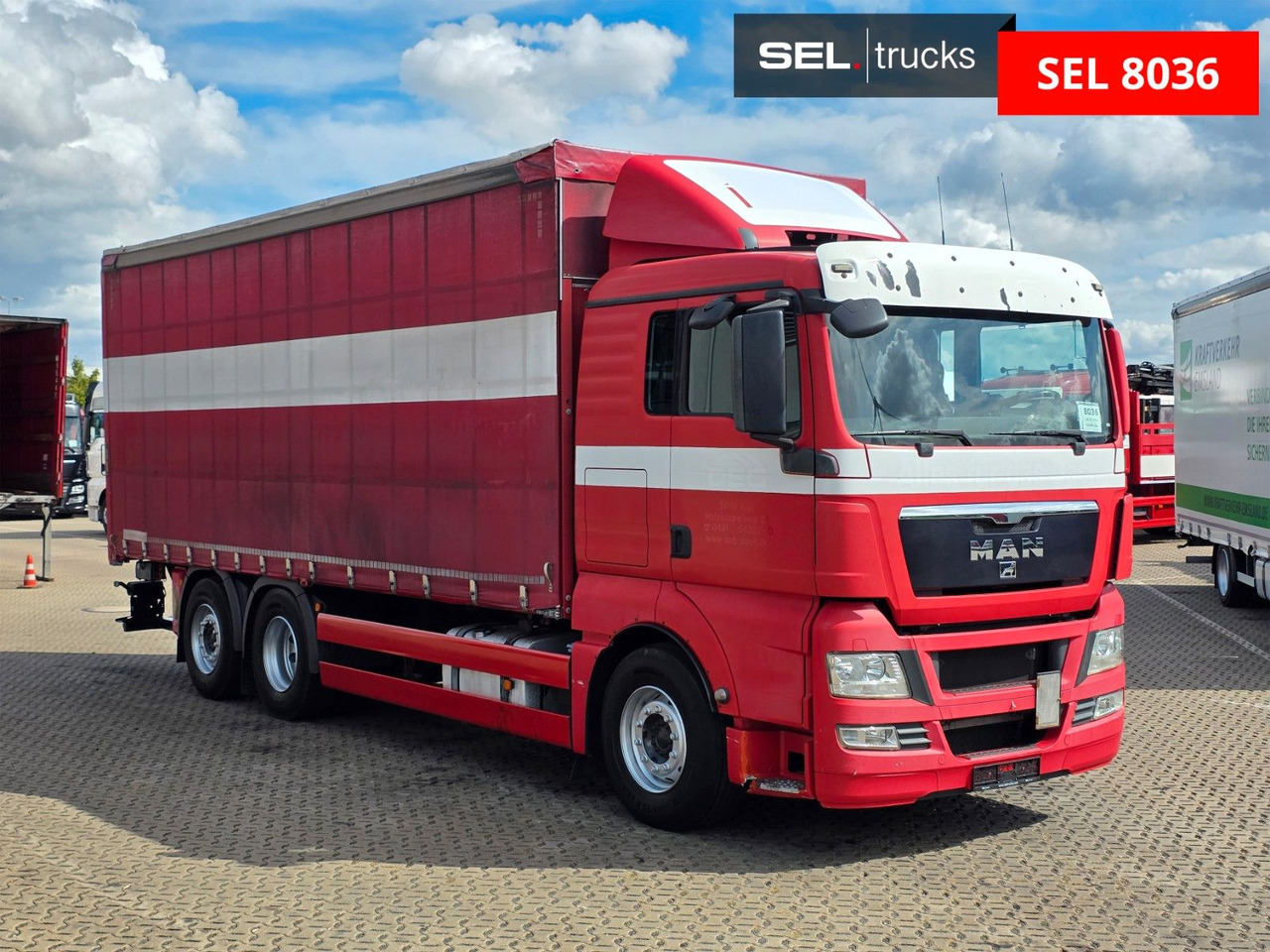 MAN TGX 26.360 6X2-2 LL / Intarder / Ldbw /Lenkachse - Camião de lona: foto 3 MAN TGX 26.360 6X2-2 LL / Intarder / Ldbw /Lenkachse - Camião de lona: foto 3