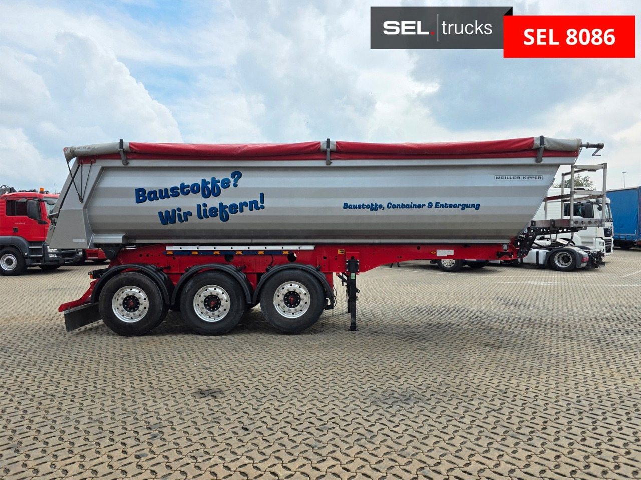 Meiller KISA3 / Alu-Felgen / Liftachse - Semi-reboque basculante: foto 5 Meiller KISA3 / Alu-Felgen / Liftachse - Semi-reboque basculante: foto 5