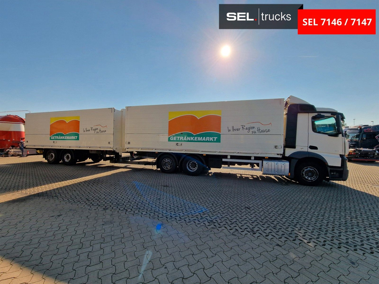 Mercedes-Benz Actros 2543 / Retarder / Lenkachse / Liftachse - Camião transporte de bebidas: foto 4 Mercedes-Benz Actros 2543 / Retarder / Lenkachse / Liftachse - Camião transporte de bebidas: foto 4