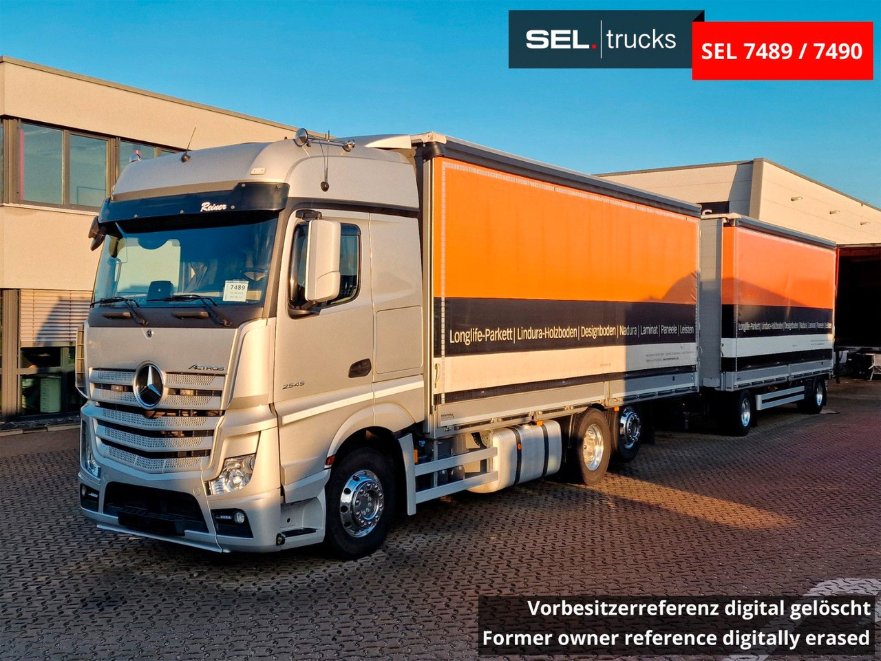 Mercedes-Benz Actros 2545 / KOMPLETT! / Alukappen / Standklima - Camião de lona: foto 1 Mercedes-Benz Actros 2545 / KOMPLETT! / Alukappen / Standklima - Camião de lona: foto 1