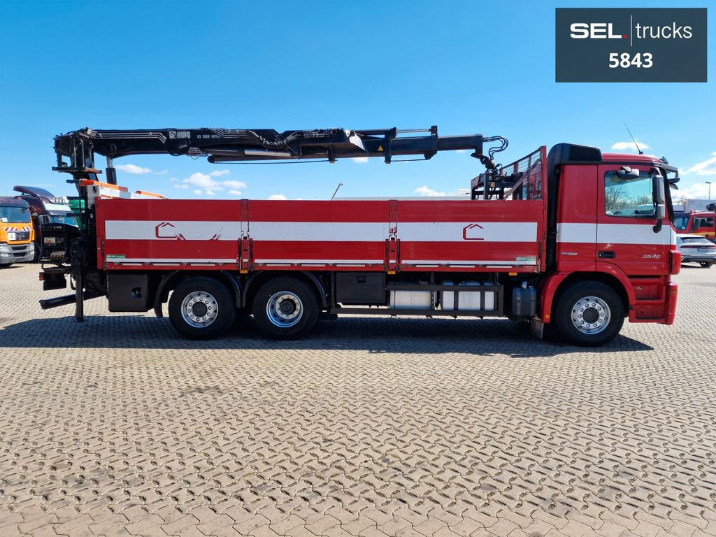 Mercedes-Benz Actros 2546 / HIAB 166K / ADC 4,1t / Lenkachse - Camião grua, Camião de caixa aberta/ Plataforma: foto 4 Mercedes-Benz Actros 2546 / HIAB 166K / ADC 4,1t / Lenkachse - Camião grua, Camião de caixa aberta/ Plataforma: foto 4