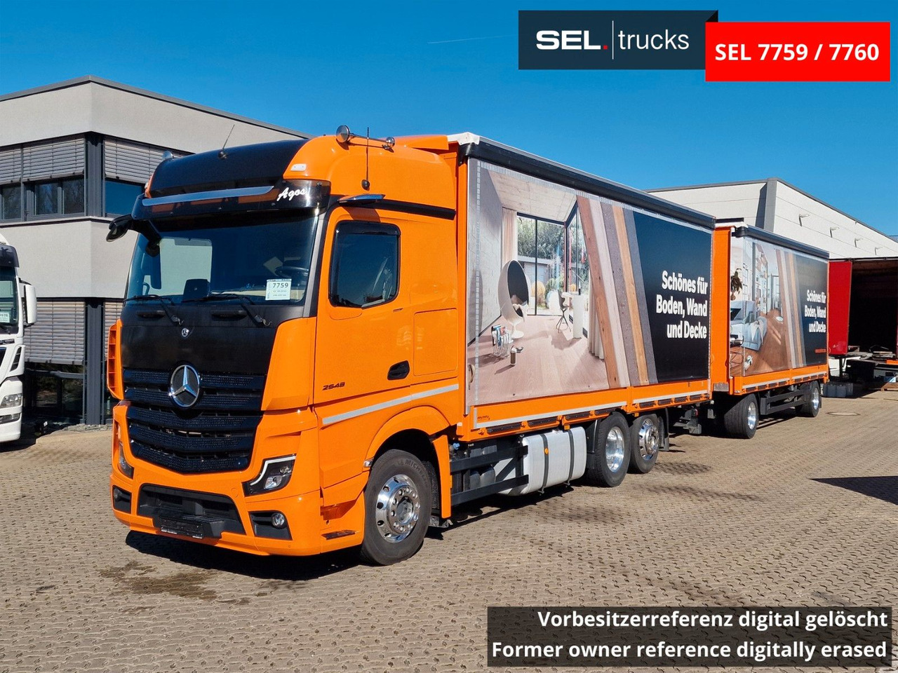 Mercedes-Benz Actros 2548 / Retarder / Euro 6E / Aluklappen - Camião de lona: foto 1 Mercedes-Benz Actros 2548 / Retarder / Euro 6E / Aluklappen - Camião de lona: foto 1