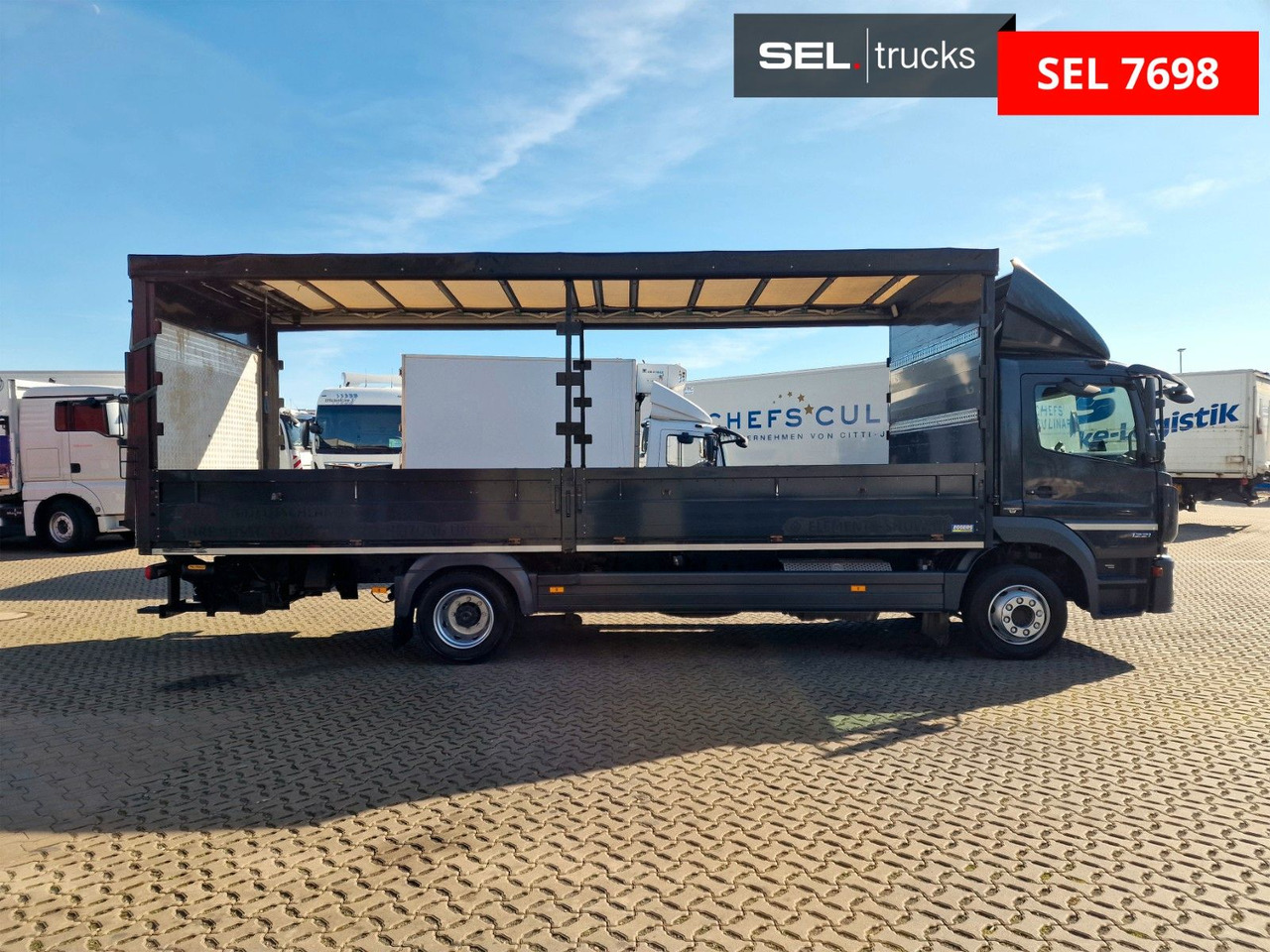 Mercedes-Benz Atego 1221 / Ladebordwand - Camião de lona: foto 4 Mercedes-Benz Atego 1221 / Ladebordwand - Camião de lona: foto 4