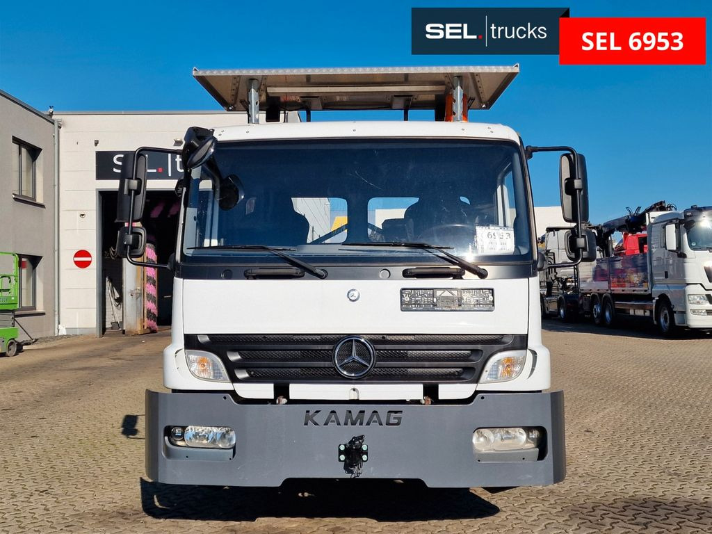 Mercedes-Benz Kamag WBH25 - Camião transportador de contêineres/ Caixa móvel: foto 2 Mercedes-Benz Kamag WBH25 - Camião transportador de contêineres/ Caixa móvel: foto 2