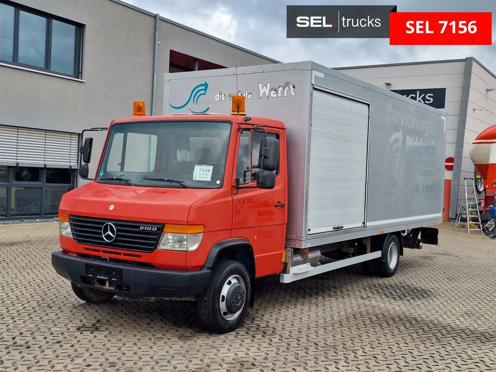 Mercedes-Benz Vario 818D / Ladebordwand / ex. Werkstattwagen - Carrinha de contentor: foto 1 Mercedes-Benz Vario 818D / Ladebordwand / ex. Werkstattwagen - Carrinha de contentor: foto 1