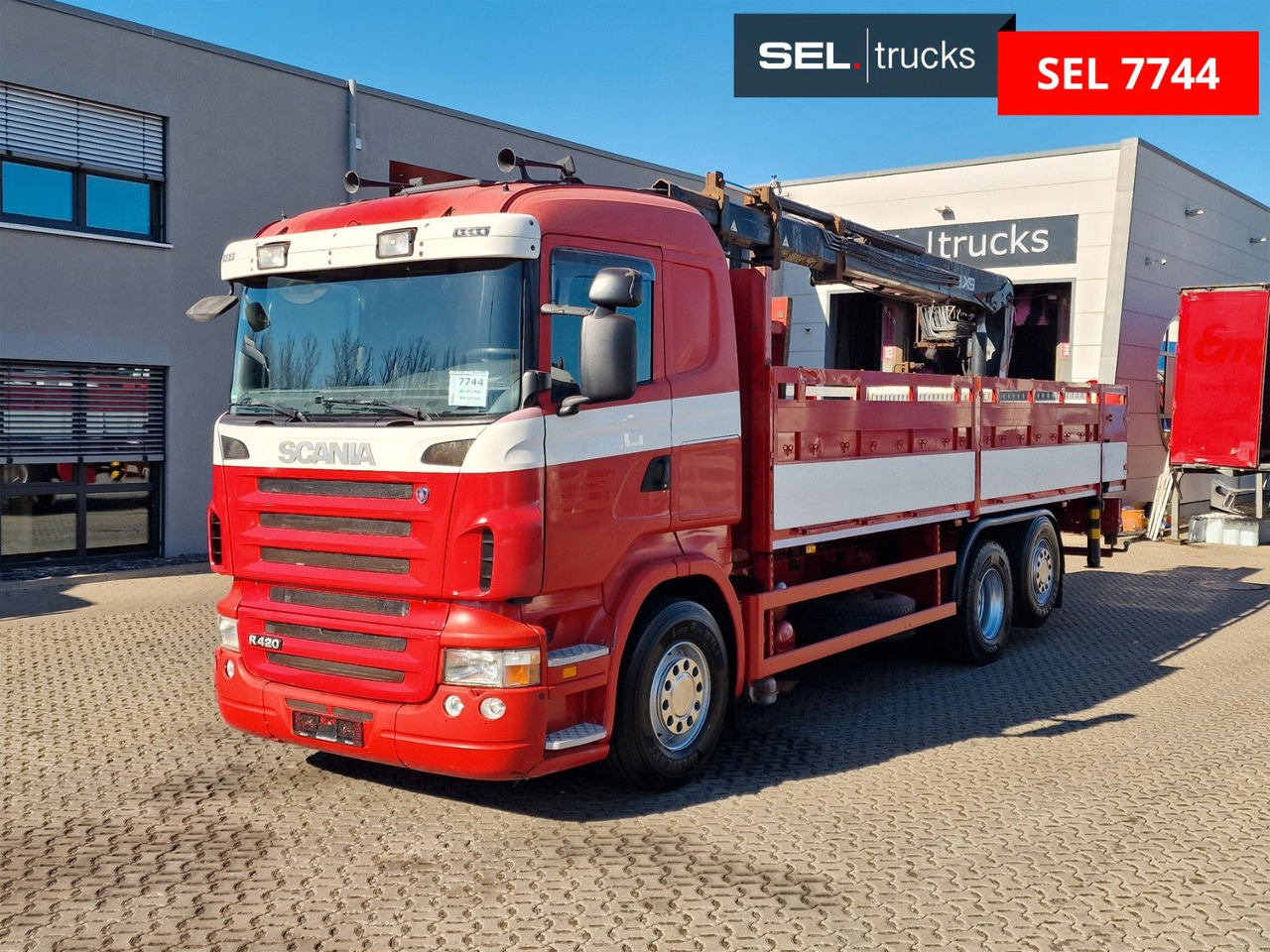 Scania R 340 LB6X2*4MNA /Retarder /HIAB 166K /Lenkachse - Camião grua: foto 1 Scania R 340 LB6X2*4MNA /Retarder /HIAB 166K /Lenkachse - Camião grua: foto 1