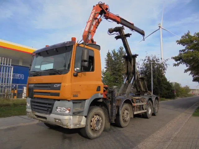 DAF 85.360 8X4 - Camião com sistema de cabo, Camião grua: foto 1 DAF 85.360 8X4 - Camião com sistema de cabo, Camião grua: foto 1