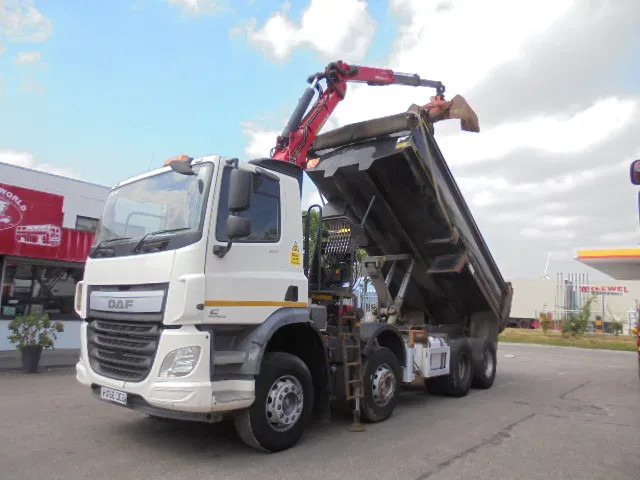DAF CF 370 8X4 + PALFINGER EPSILON - Camião basculante, Camião grua: foto 1 DAF CF 370 8X4 + PALFINGER EPSILON - Camião basculante, Camião grua: foto 1