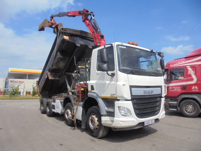 DAF CF 370 8X4 + PALFINGER EPSILON - Camião basculante, Camião grua: foto 3 DAF CF 370 8X4 + PALFINGER EPSILON - Camião basculante, Camião grua: foto 3