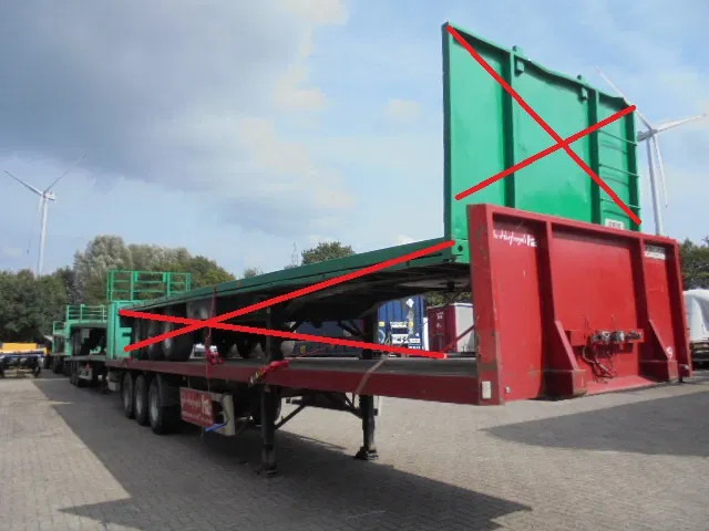 Fruehauf ONCR 39-327 A - Semi-reboque plataforma/ Caixa aberta: foto 2 Fruehauf ONCR 39-327 A - Semi-reboque plataforma/ Caixa aberta: foto 2