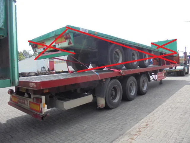 Fruehauf ONCR 39-327 A - Semi-reboque plataforma/ Caixa aberta: foto 5 Fruehauf ONCR 39-327 A - Semi-reboque plataforma/ Caixa aberta: foto 5