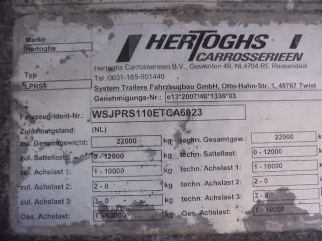 Leasing de Hertoghs LPRS9 NL KENTEKEN Hertoghs LPRS9 NL KENTEKEN: foto 11 Leasing de Hertoghs LPRS9 NL KENTEKEN Hertoghs LPRS9 NL KENTEKEN: foto 11