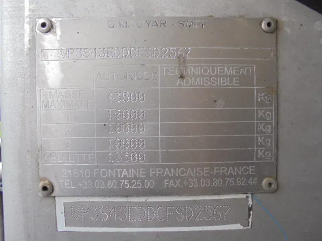 Semirreboque tanque Magyar S43 EDD: foto 18